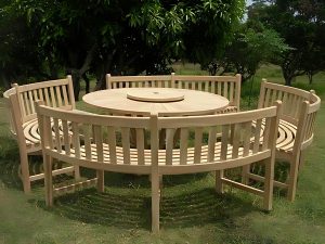 Round Bench Furniture High Class