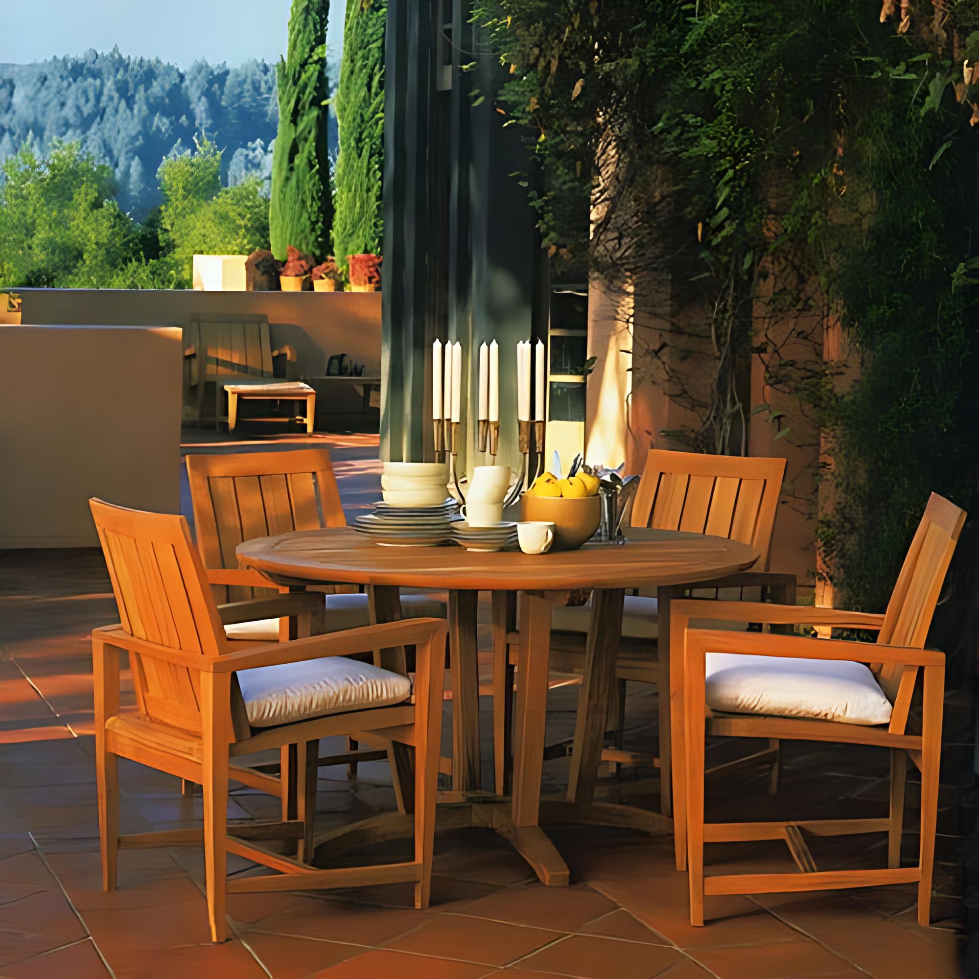 Teak Dining Set Garden Furniture Suppliers Jepara