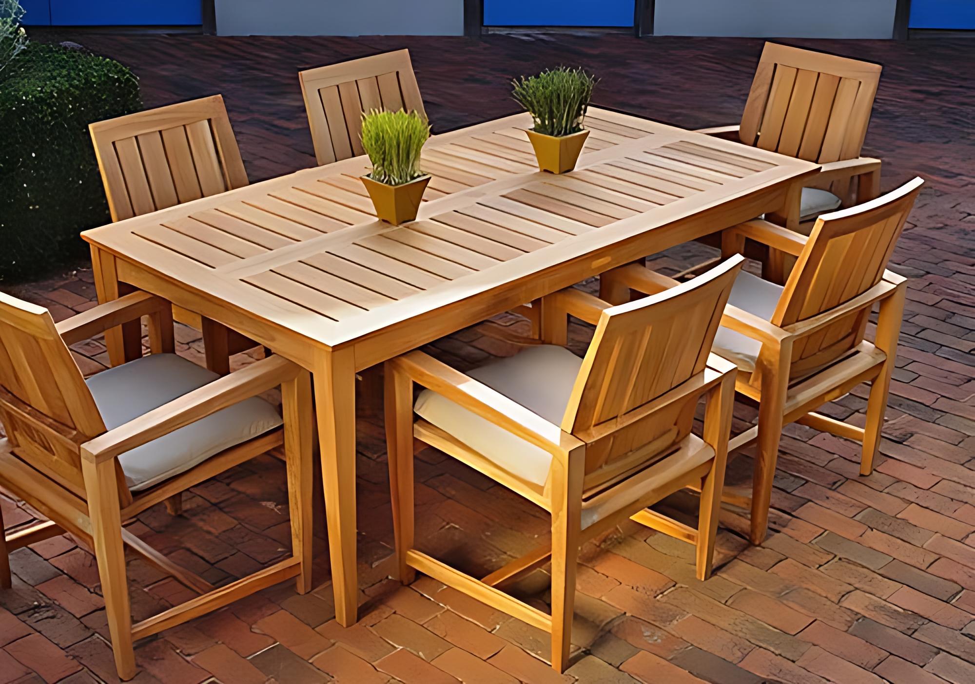 High Class Teak Outdoor Dining Table